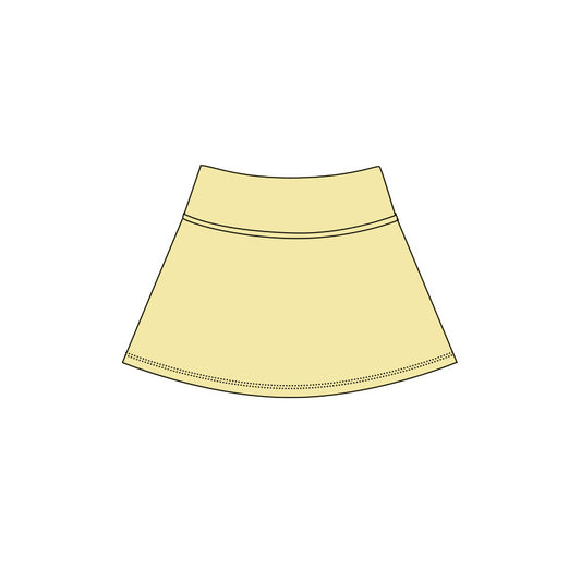 4.15  Kids Girls Yellow Active Skort Preorder