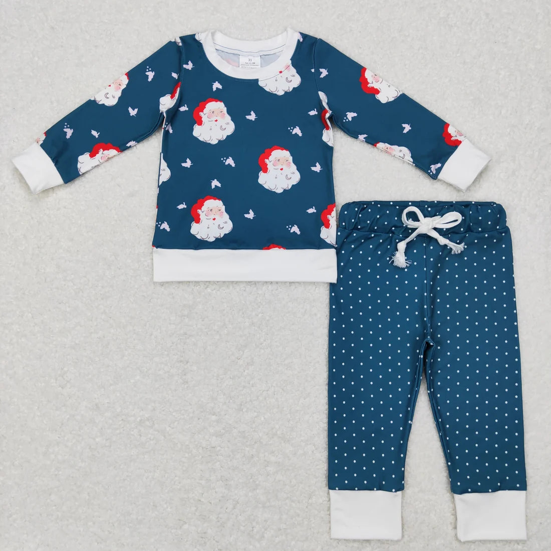 Sibling Baby Girls Christmas Long Sleeve  Top Pants Outfit