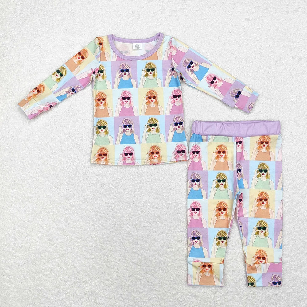 Sibling Baby Girls Singer Long Sleeve Pajama Set