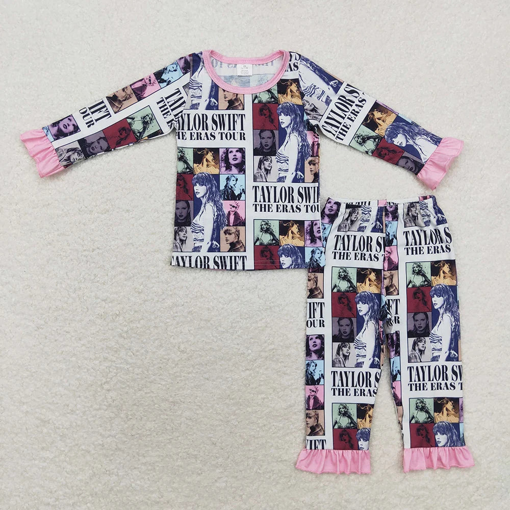 Sibling Baby Girls Singer Long Sleeve Pajama Set