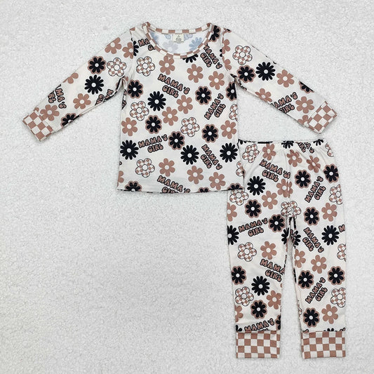 Sibling  Mama's Girl Boy Long Sleeve Pajama Set
