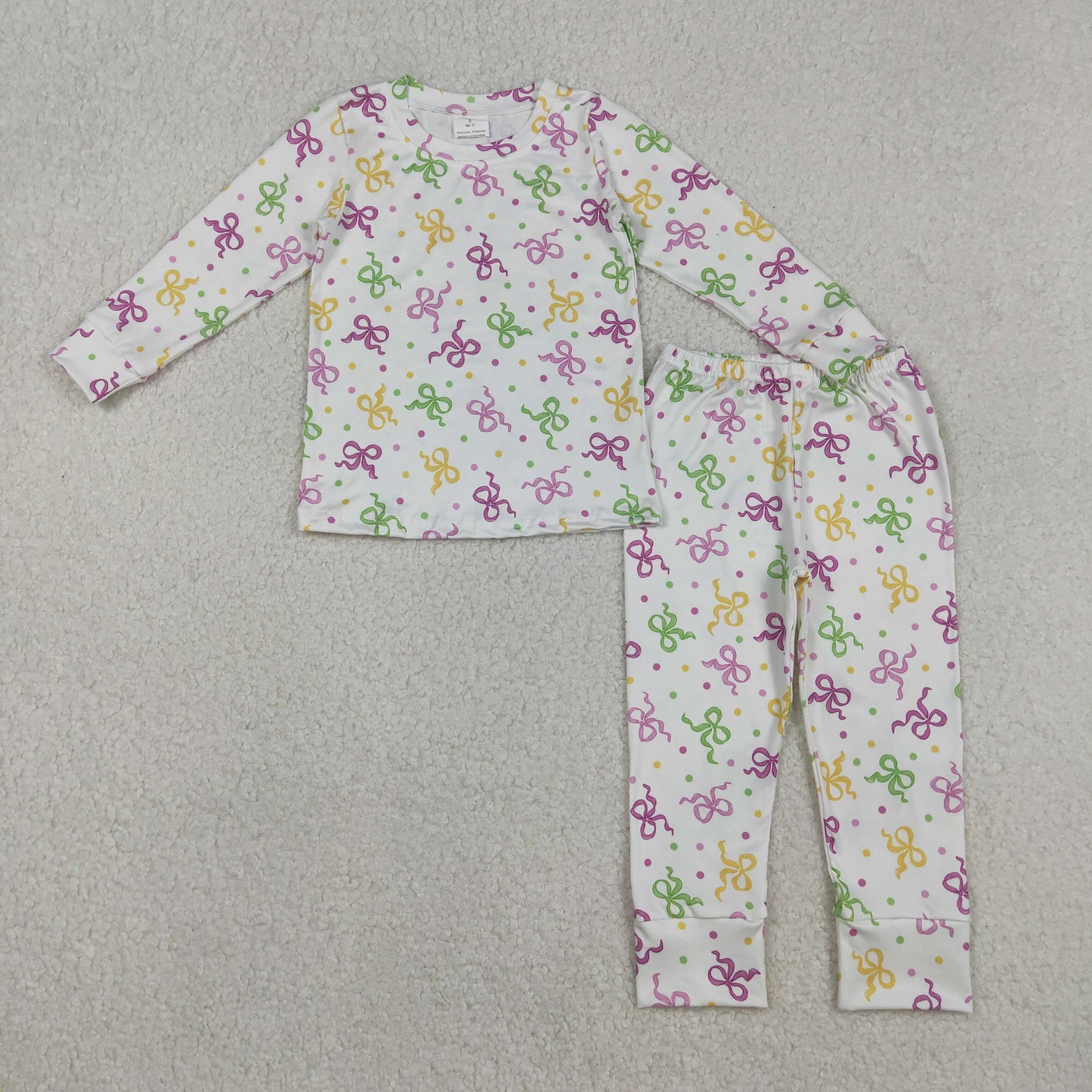 Sibling Baby Boys Girls Mardigras Pajamas Clothes Sets