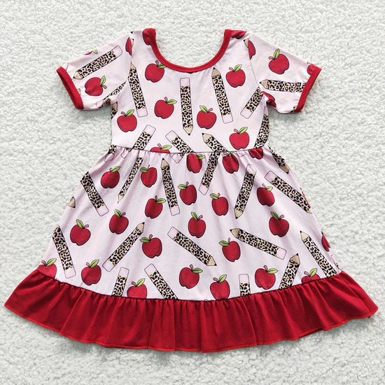 Sibling Baby Girls Back To School Knee Length Dresses