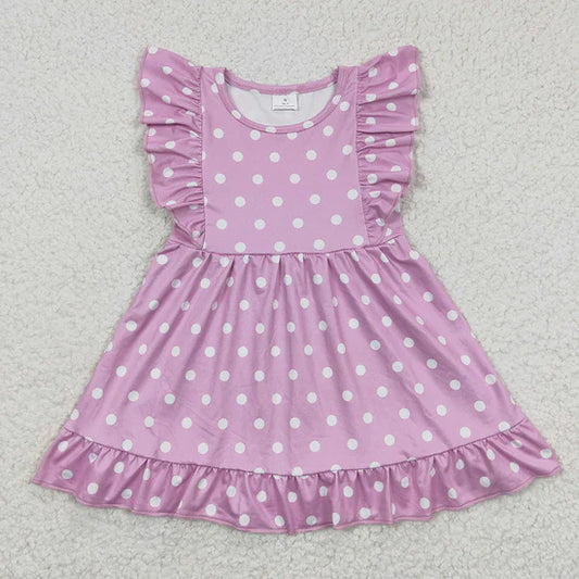 Sibling Sister Baby Girls Ruffles Summer Knee Length Dresses