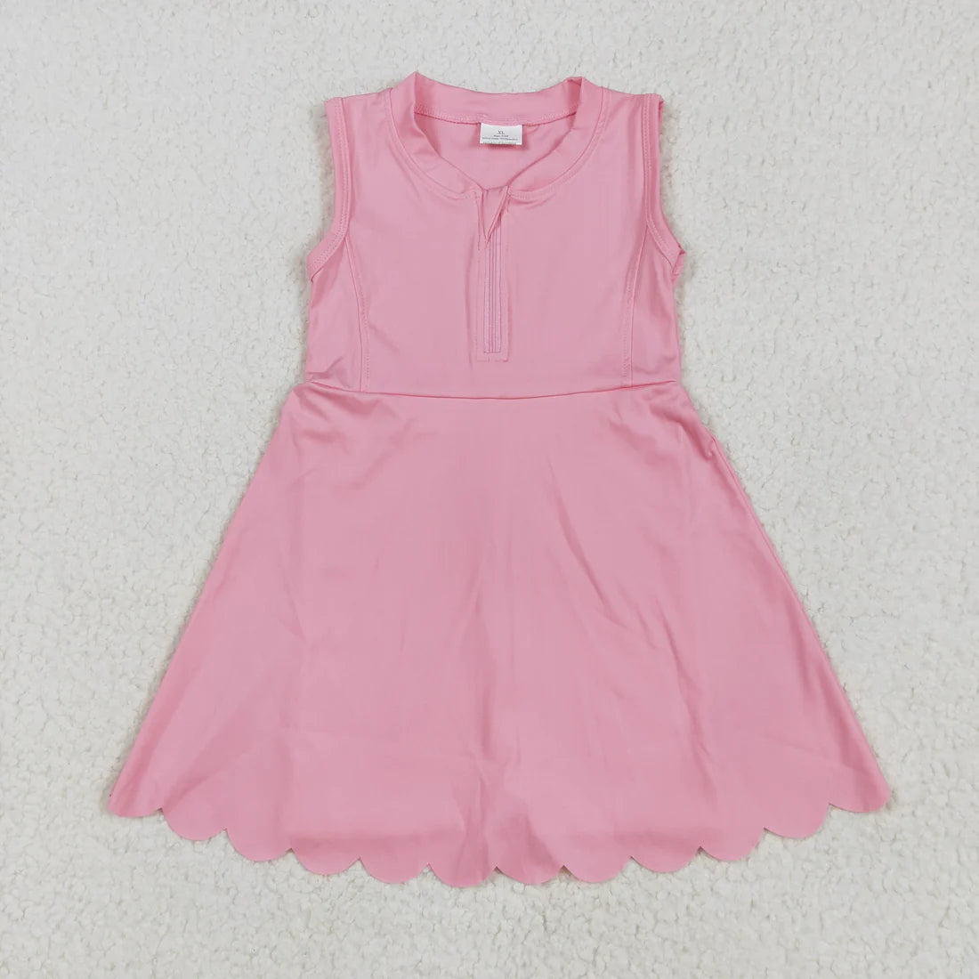 Sibling Baby Girls Yoga Zip Active Wear Skort Knee Length Dresses