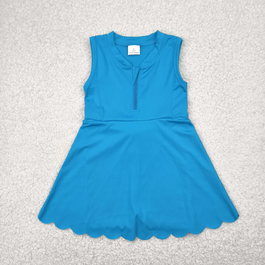 Sibling Baby Girls Yoga Zip Active Wear Skort Knee Length Dresses