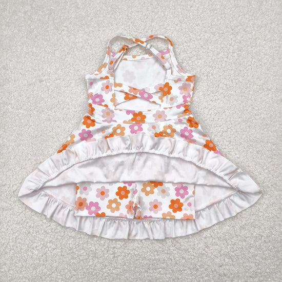 Sibling Baby Girls Straps Sports Wear Yoga Athletic Knee Length Dresses
