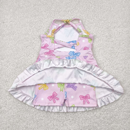 Sibling Baby Girls Straps Sports Wear Yoga Athletic Knee Length Dresses