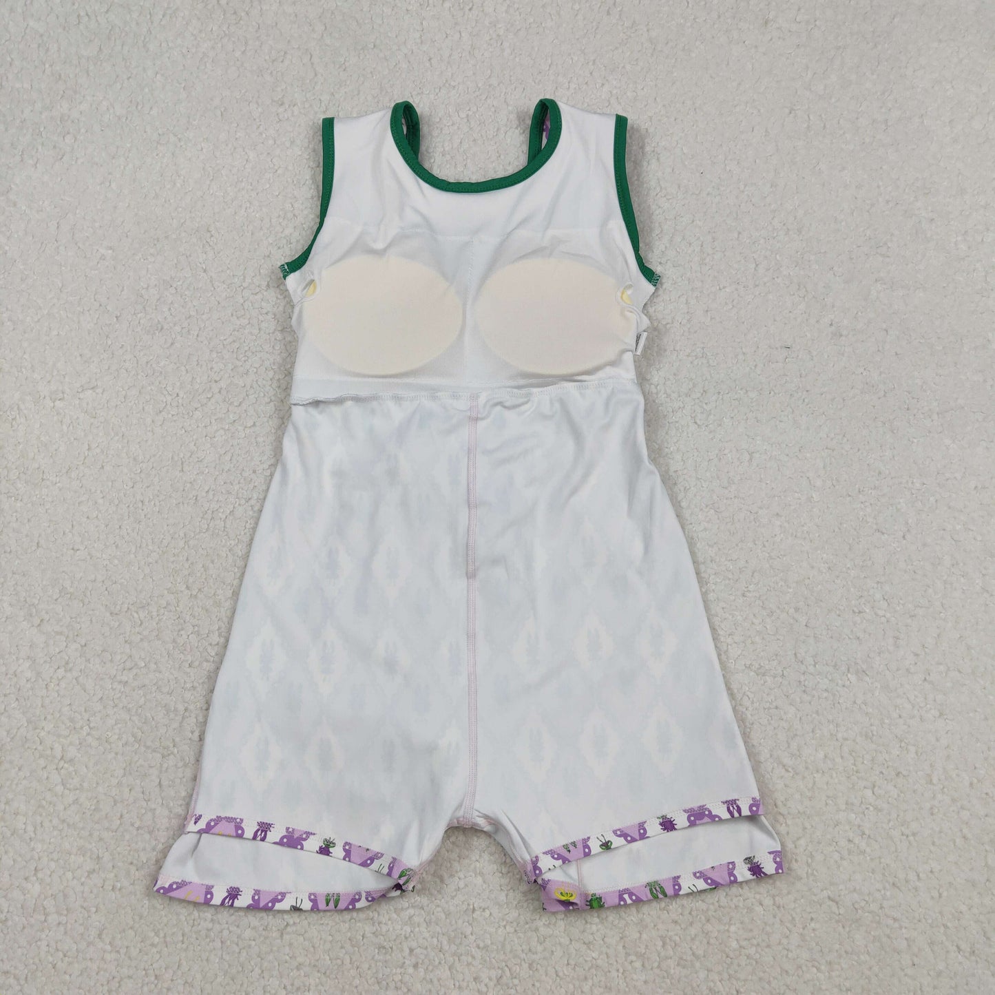 Sibling Baby Girls Sleeveless Mardigras Yoga Active Shorts Knee Length Dresses