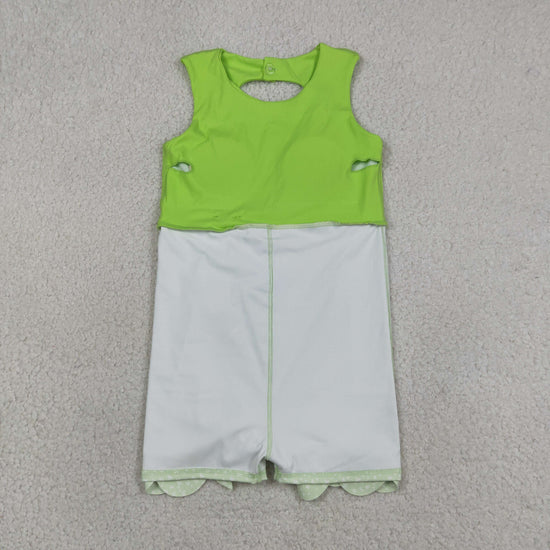 8 Colors Sleeveless Bows Shorts Baby Girls Scallop Knee Length Dresses Sisters Wear