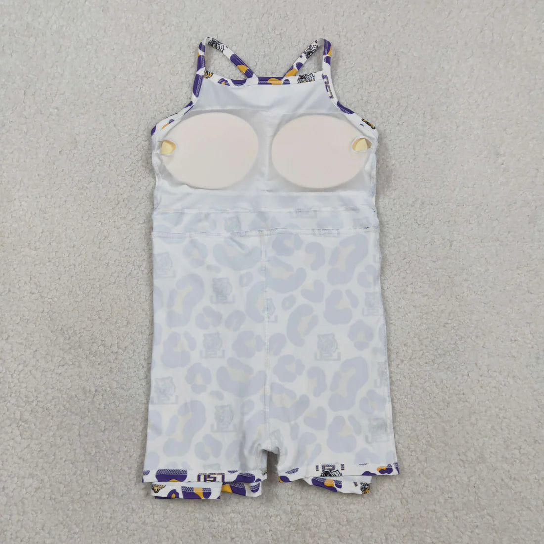 10 Colors Sibling Baby Girls Strap Leopard Team Yoga Active Short Team Knee Length Dresses