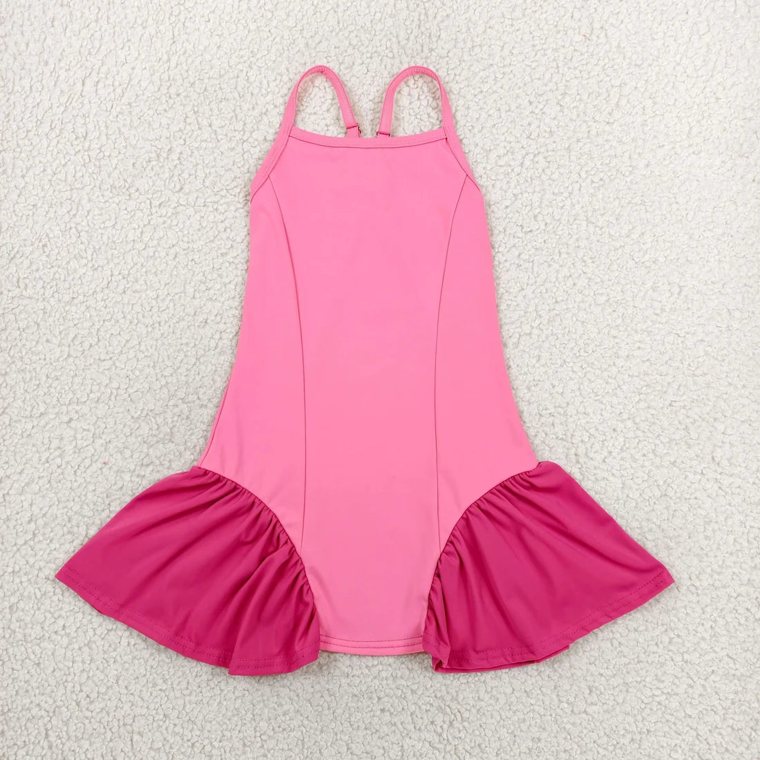 Sibling Baby Girls Strap Dress Shorts Active Outfit