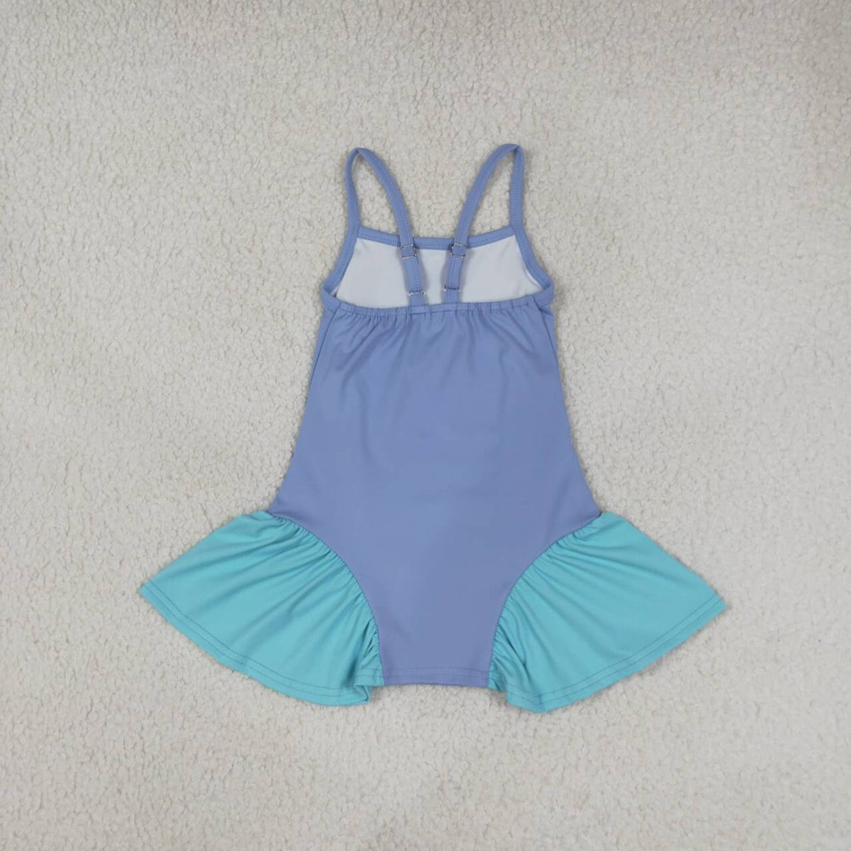 GSD3693 Baby Girls Blue Strap Yoga Dress