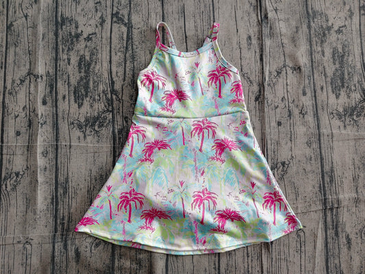 3.20 GSD3708 Baby Girls coconut tree Active Dress Preorder