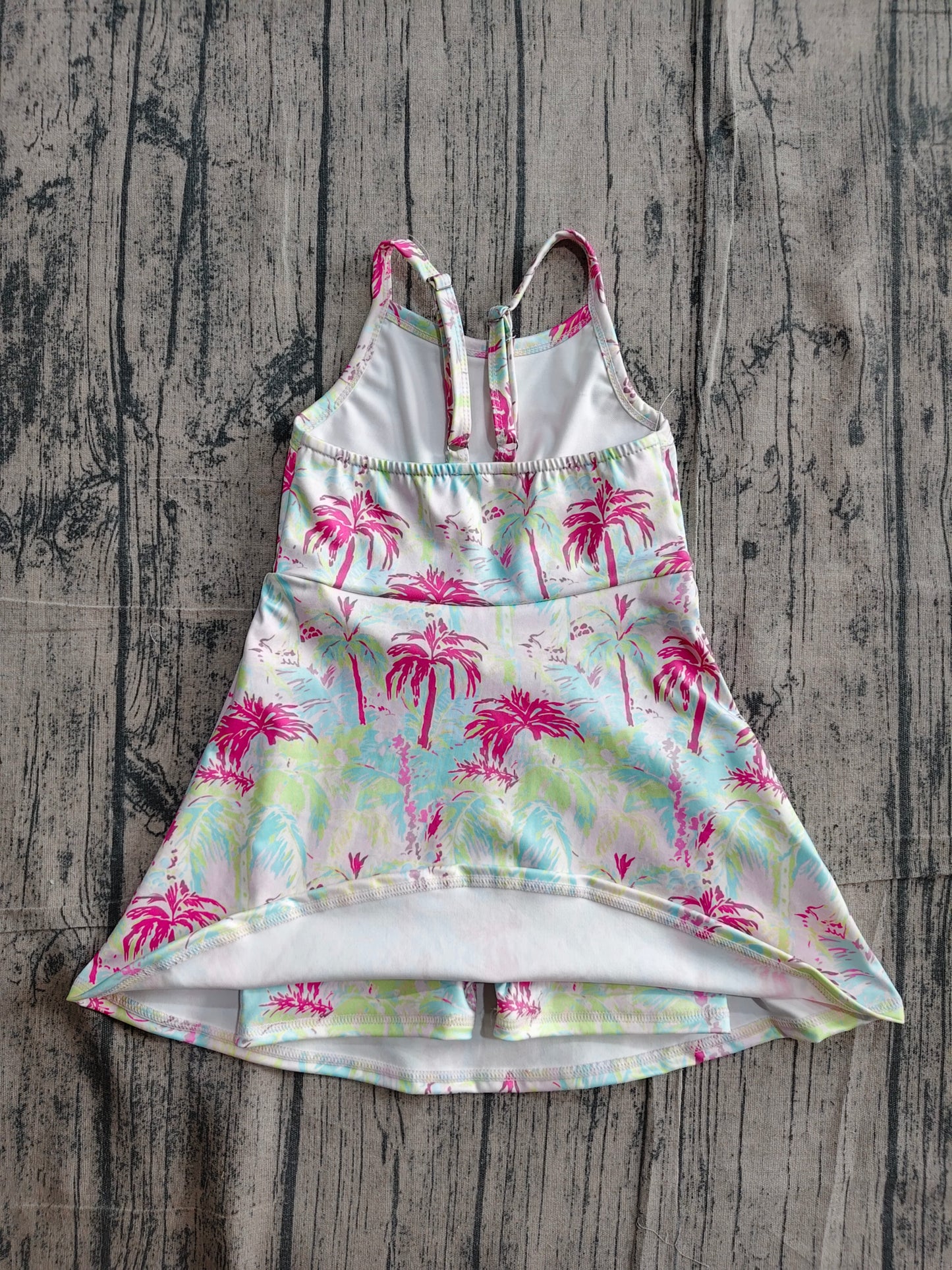 3.20 GSD3708 Baby Girls coconut tree Active Dress Preorder