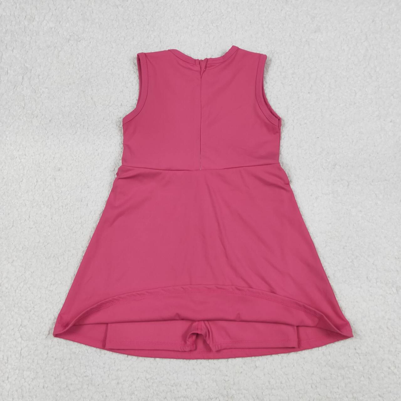Toddler Active Dress | Pink Ruffle Hem Sleeveless Playwear for Girls