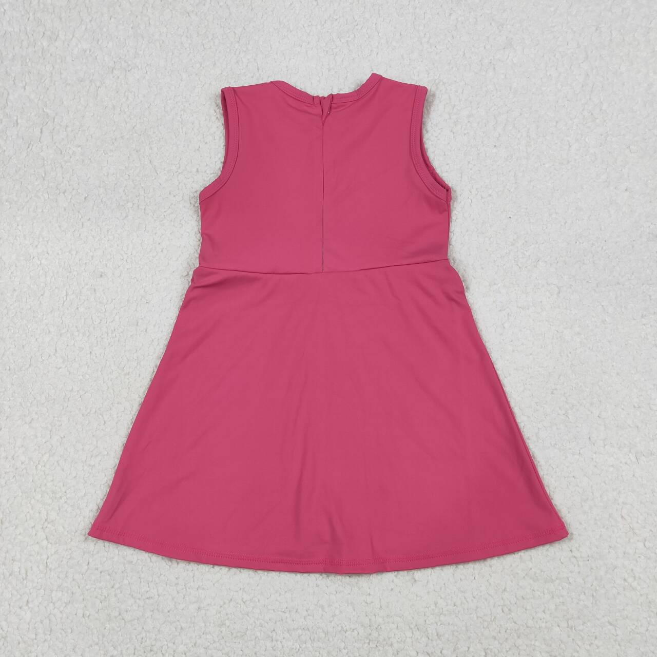 Toddler Active Dress | Pink Ruffle Hem Sleeveless Playwear for Girls