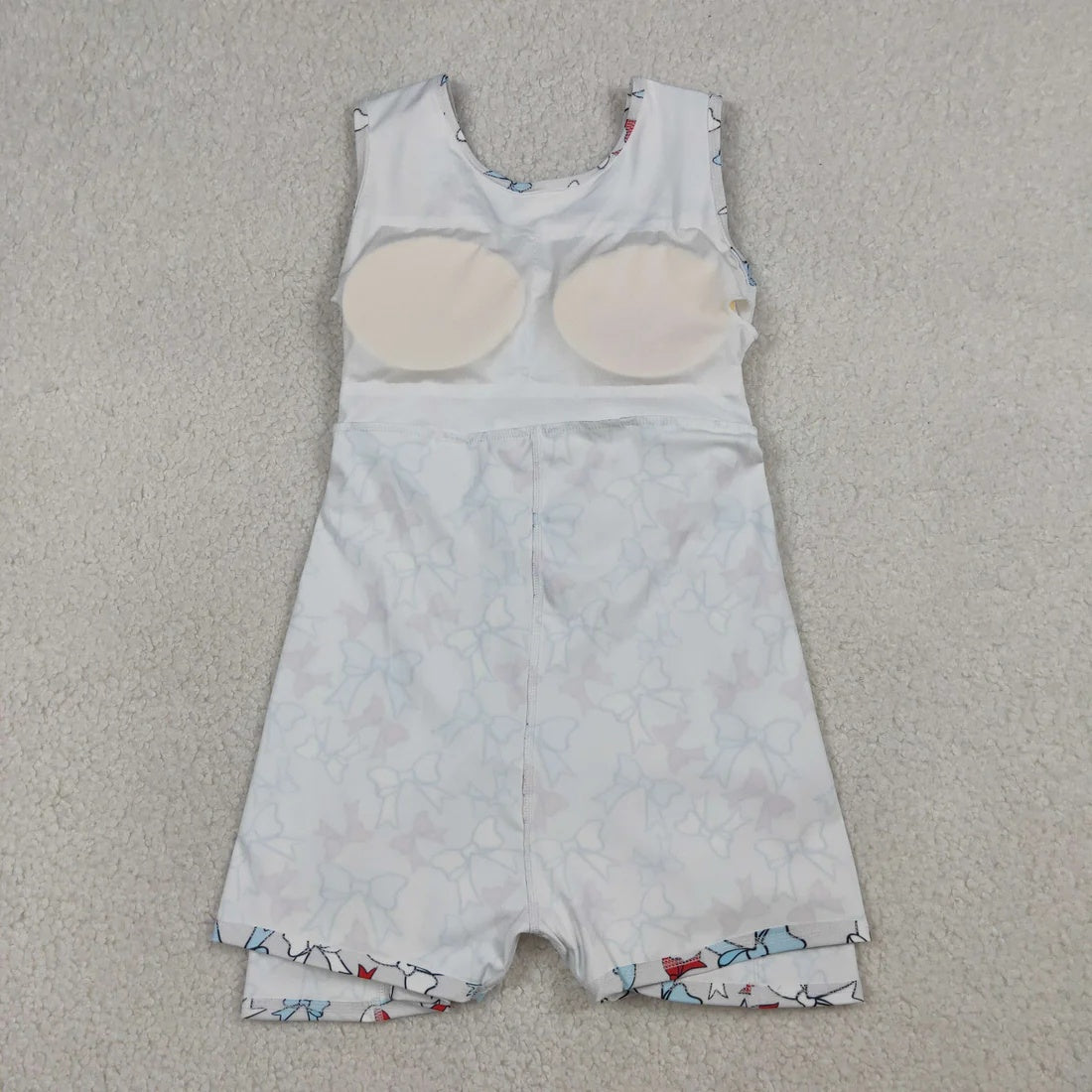 Sibling Baby Girls July 4th Bow Print Sleeveless Active Dress