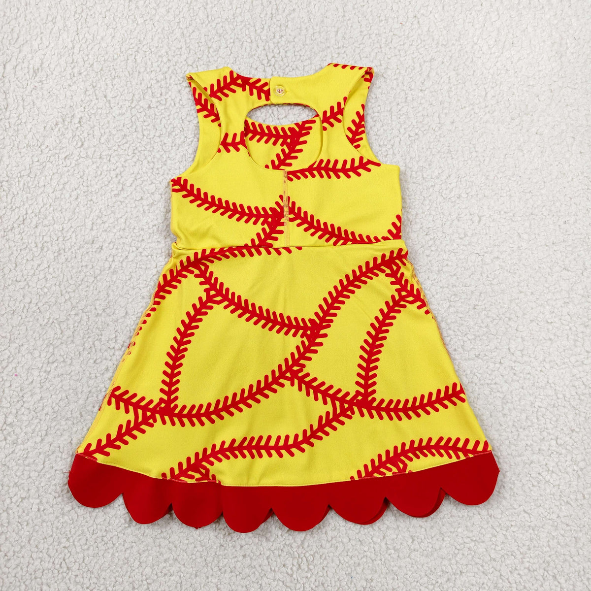Sibling Baby Girls Sports Theme Sleeveless Active Dress