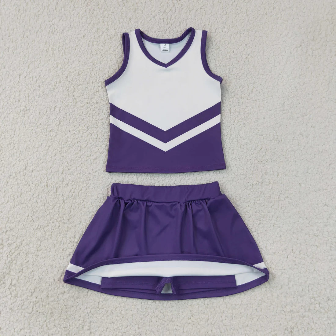 Sibling Baby Girls Sleeveless Stripe Vest Top Skirt Shorts Team Clothes Sets