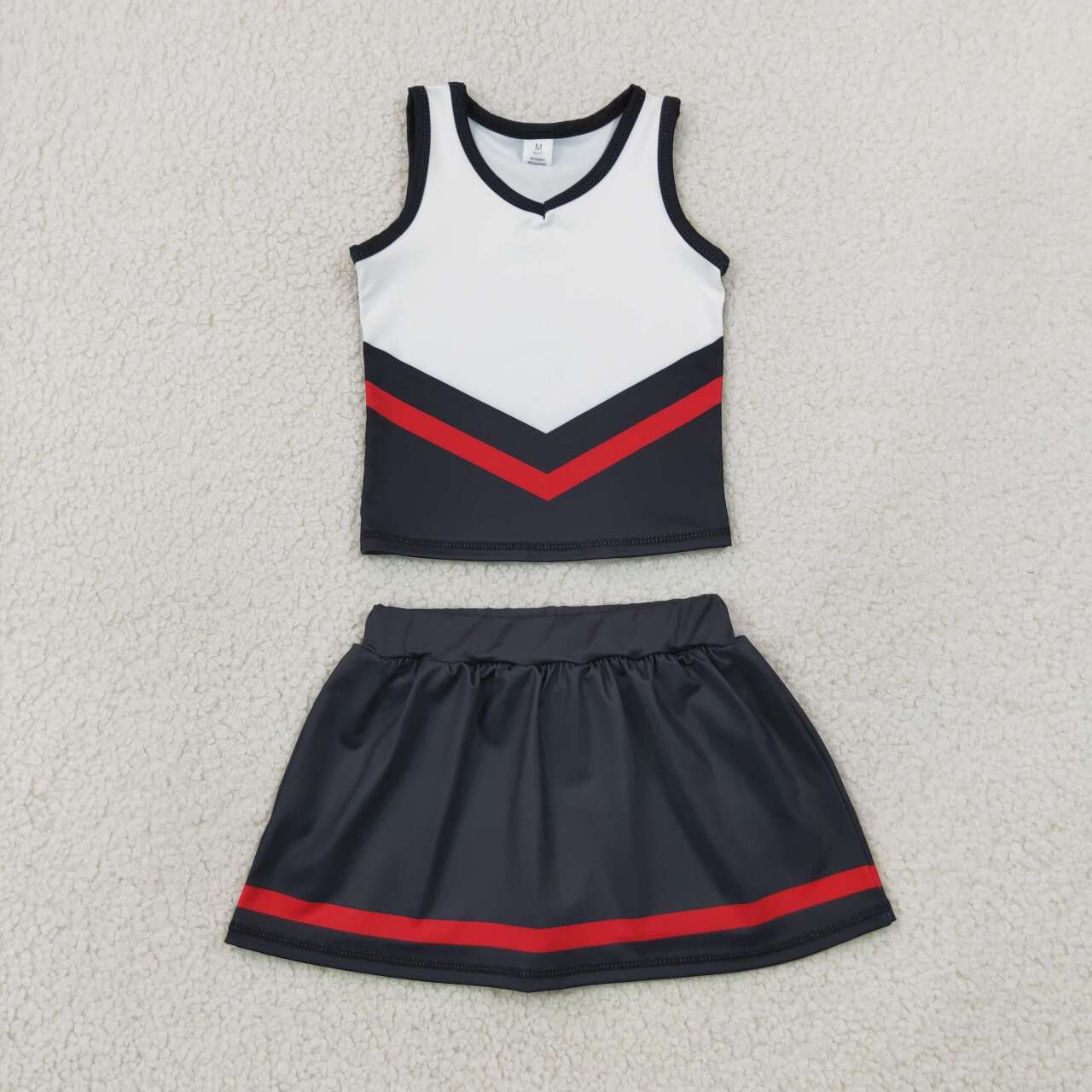Sibling Baby Girls Sleeveless Stripe Vest Top Skirt Shorts Team Clothes Sets