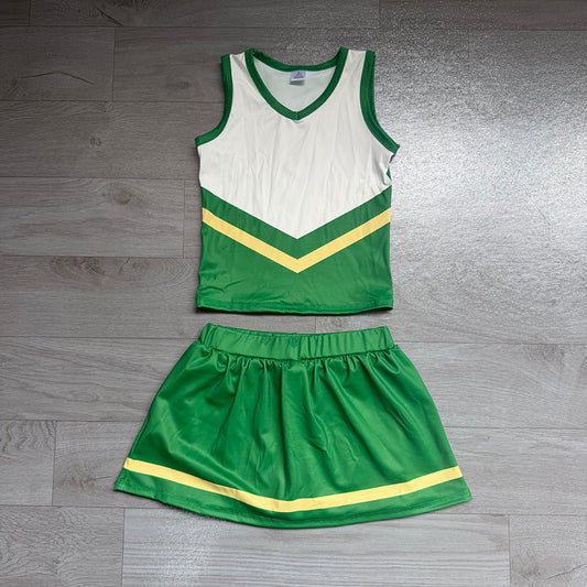 6.18 Baby Girls Sport Team Cheer Tank Top with Skort Outfit Preorder