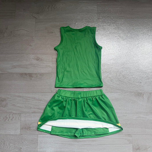 6.18 Baby Girls Sport Team Cheer Tank Top with Skort Outfit Preorder