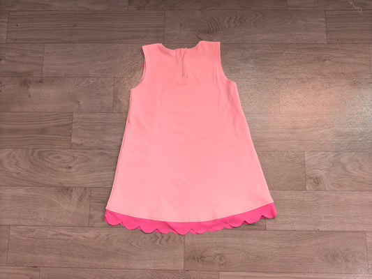 6.18 Baby Girls Light Pink Sleeveless Scalloped  Active Dress Preorder