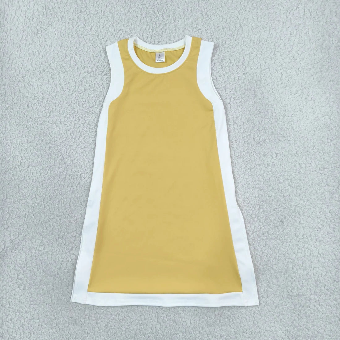 Sibling Baby Girls  Sleeveless Color Block Active Dress