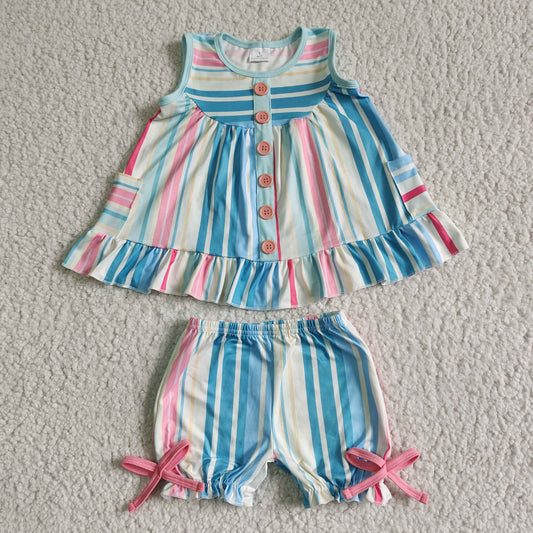 Sleeveless shorts summer outfits  GSSO0045