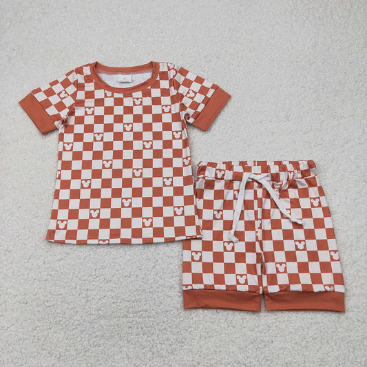 Sibling Baby Girls Cartoon Mouse Top Tee Shorts Pajamas Clothes Sets