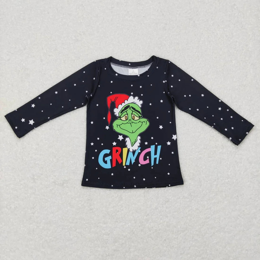 Sibling Baby Girls Christmas Green Face Top with Pink Velvet Bell Bottom Pants Outfit
