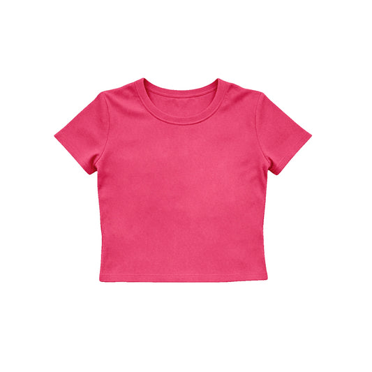 4.15  Kids Girls Hot Pink Active Short Sleeve Top Preorder
