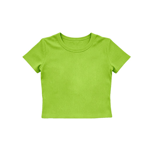 4.15  Kids Girls Green Active Short Sleeve Top Preorder