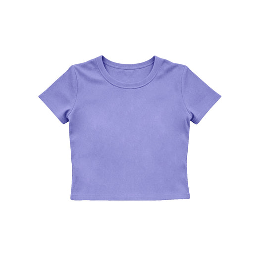 4.15  Kids Girls Purple Active Short Sleeve Top Preorder