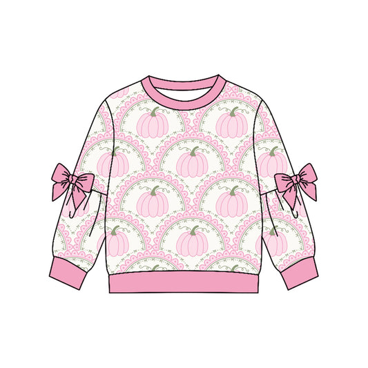 4.22 GT1655 Preorder Pumpkin Pink Girls Fall Tee Shirts Top