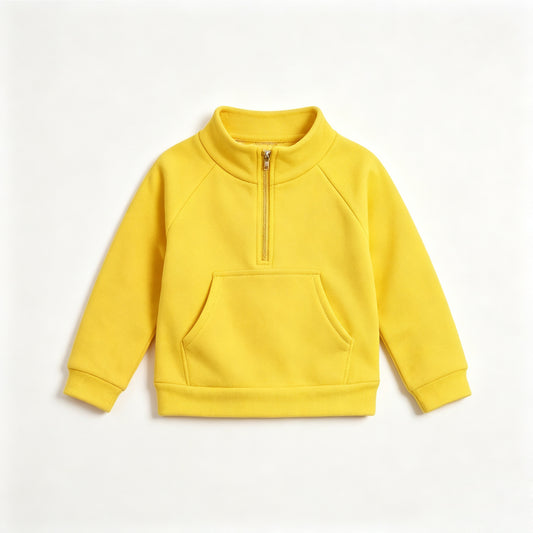 7.11 Preorder Kids Girls Yellow Active Pullover Top