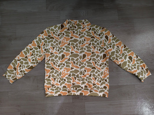 8.1 GT1819 Preorder Adult Orange Green Camo Print Woman Yoga Long Sleeve Tee Shirts Top