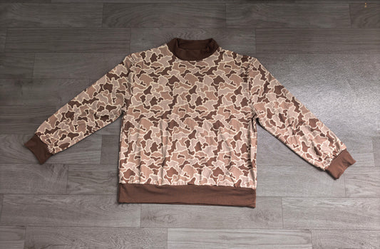 8.12  Preorder Adult Camo Print Woman Long Sleeve Tee Shirts Top