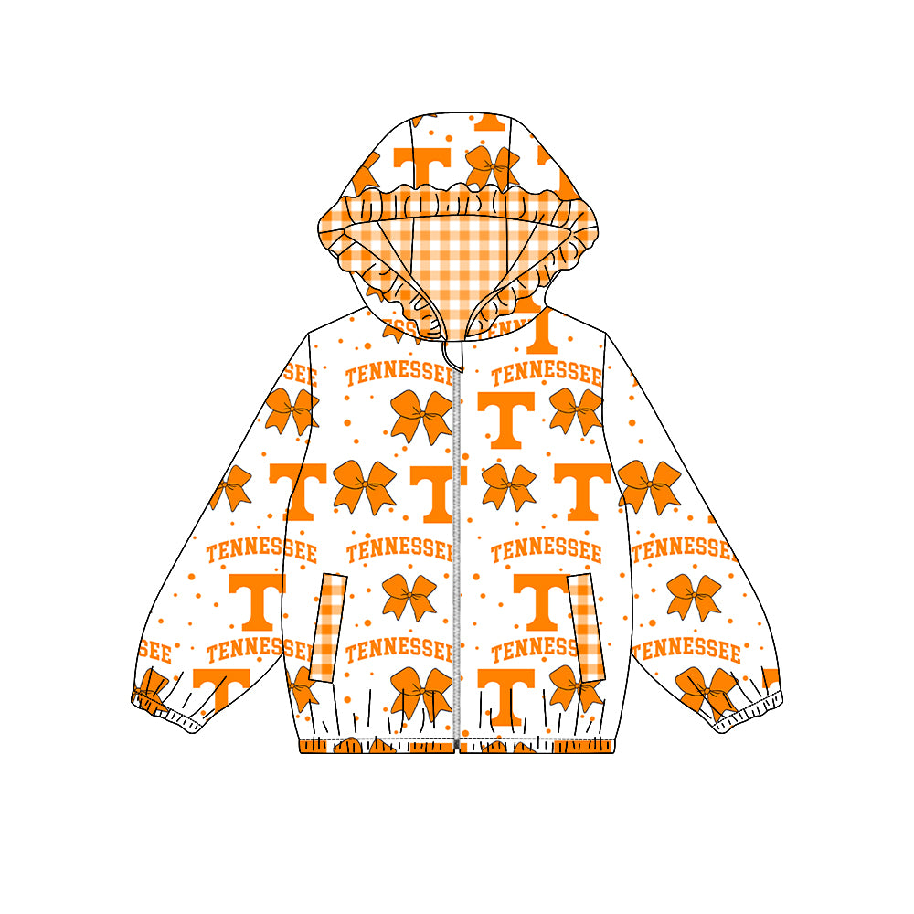 9.2 GT1917 Preorder Kids Girls Tenessee Bow Long Sleeve Jacket