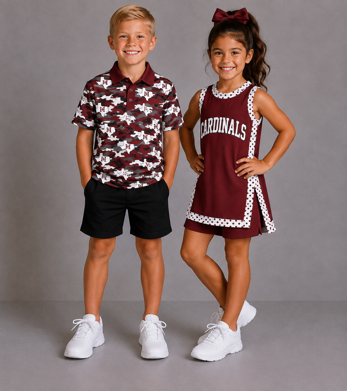 (Custom Design Preorder MOQ 5)  Teams High Island Camo Print Boys Girls & Man Clothes Family Matching Wear