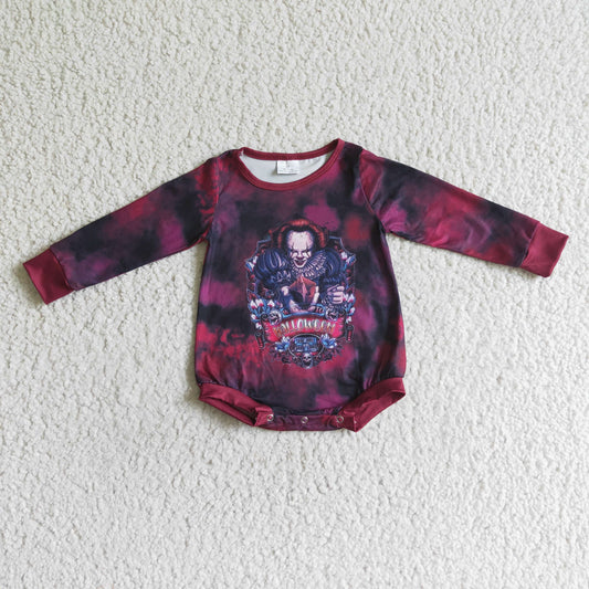 LR0078 Film Characters Print Baby Halloween Romper