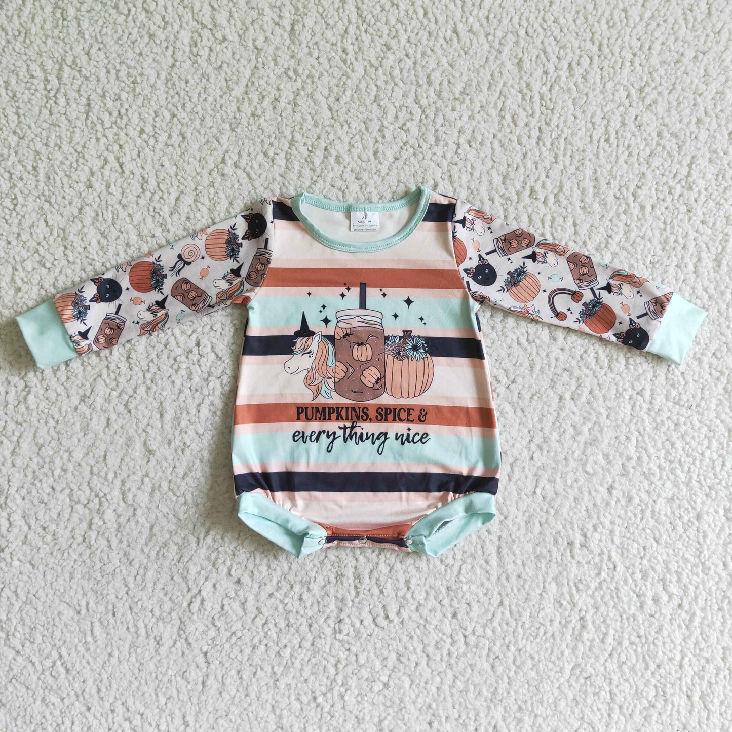 Baby Girls long sleeve romper      LR0094