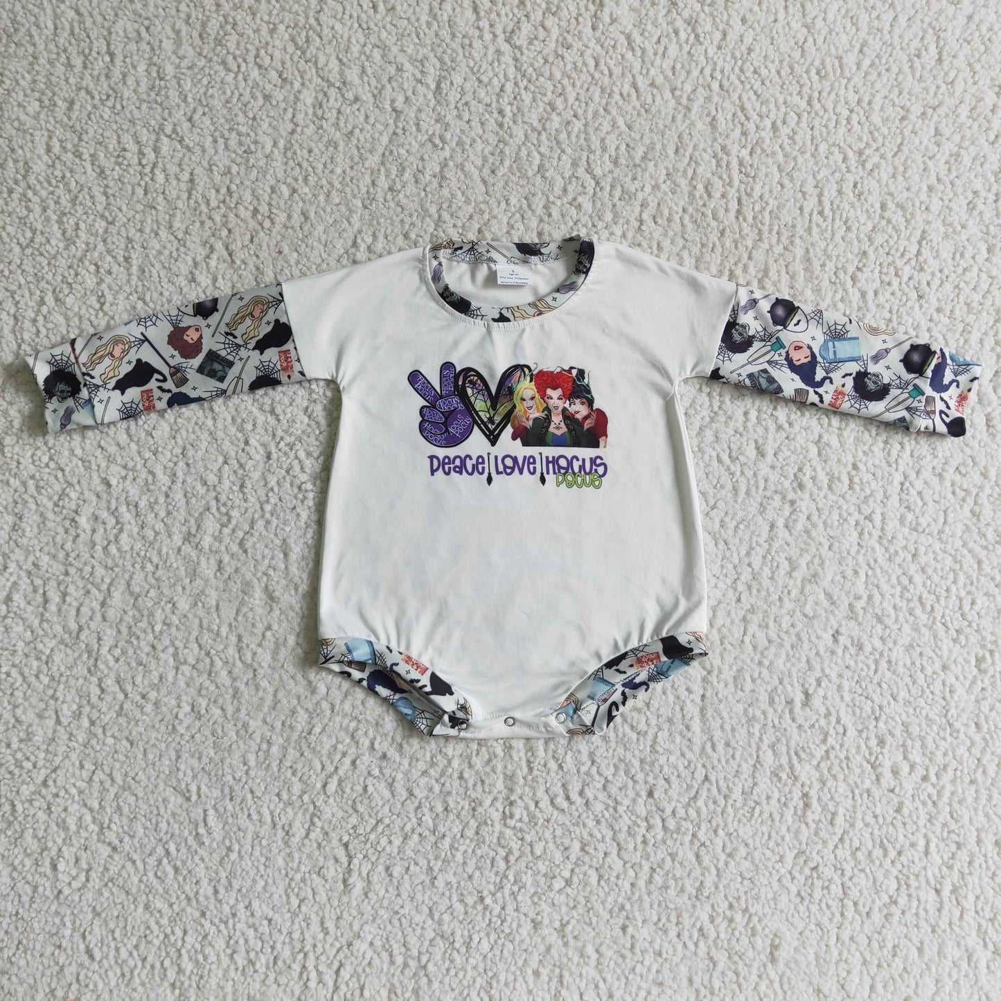 Baby Girls long sleeve Halloween romper      LR0126