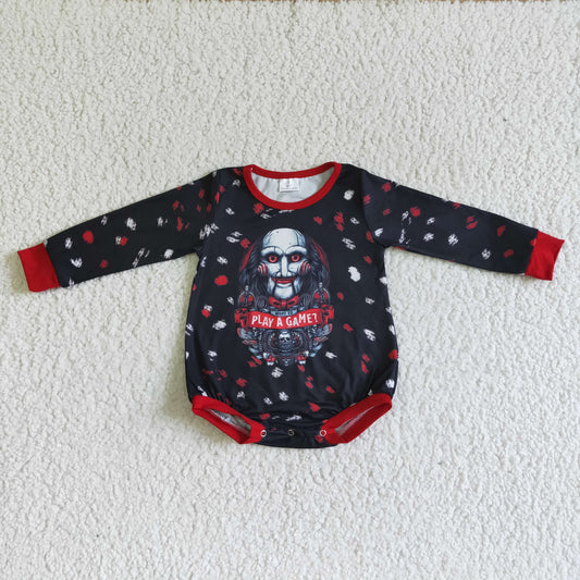 LR0145 PLAY A GAME Baby Halloween Romper