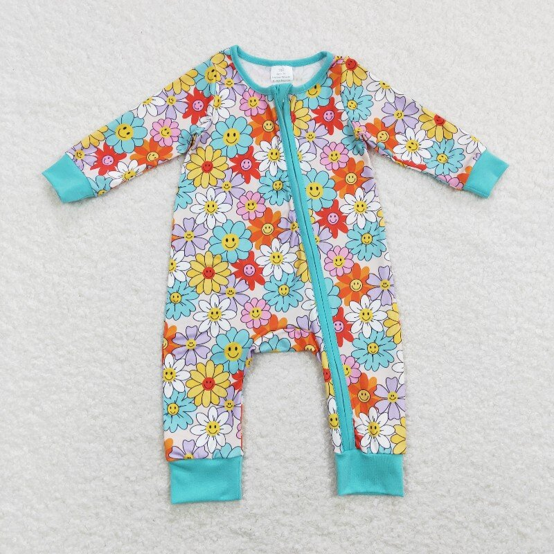 GOOD VIBES Smiling Flowers Print Girls Styles Sisters Matching Wear