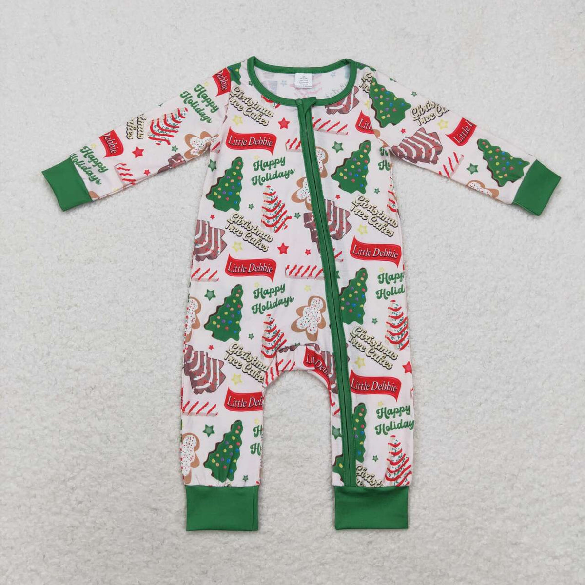 Gingerbread Debbie Cake Print Family Christmas Pajamas Styles