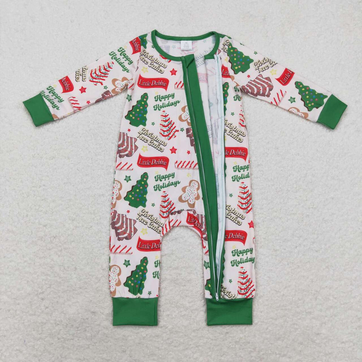 Gingerbread Debbie Cake Print Family Christmas Pajamas Styles