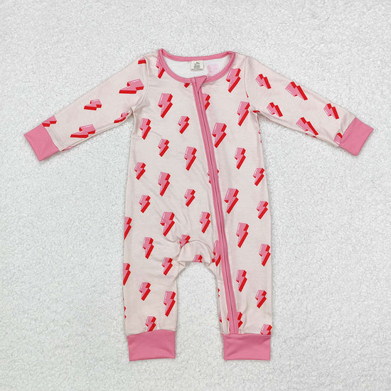 Sibling Baby Western Long Sleeve Zipper Romper