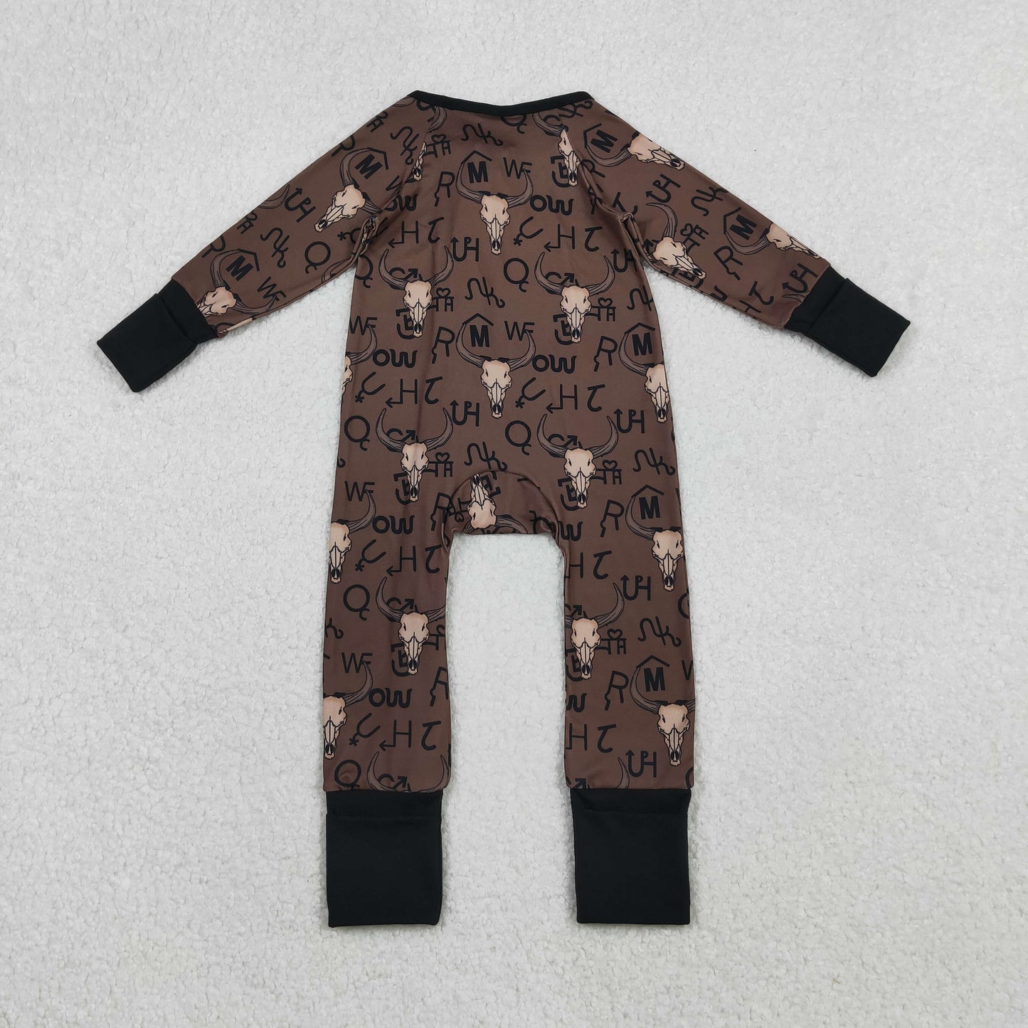 Sibling Baby Kids Hats Boots Horses Cows Western Two Way Zip Convertible Rompers